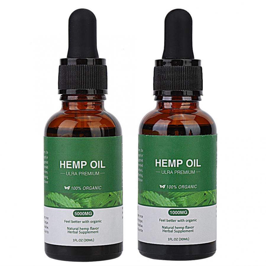 Edible Hemp-seed Essential Oil Pain Relief Sleep Improvement Oil Improve Memory Hemp Oil new