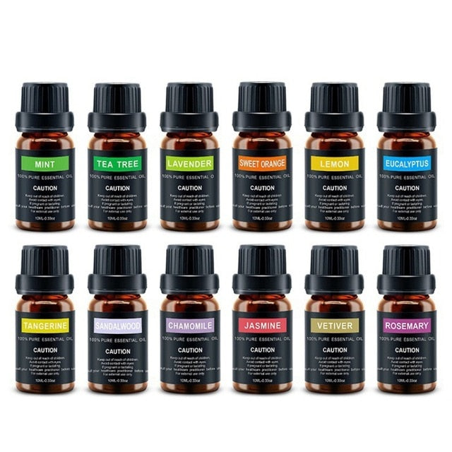 Aromatherapy Essential Oil Set Soothing Stress Pain Relief Foot Bath Massage Oil Kit NEW!!