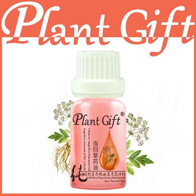 100% pure plant herbal oil angelica herbal oil 10ml essential oil, promote blood circulation, regulate menstrual function pain