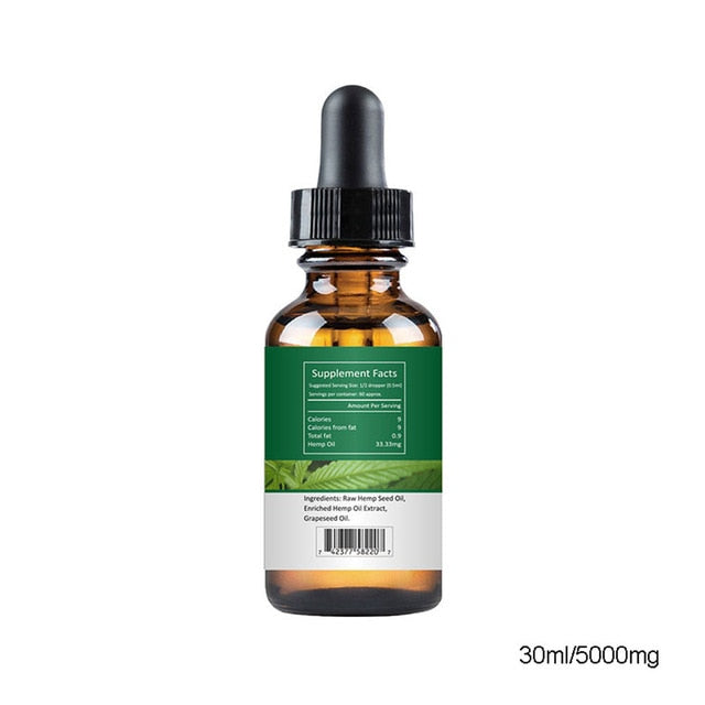 100% Pure Essential Oil Hemp Seed Relieve Stress Pain Care Sleeping Aid Relax Soothing EK-New