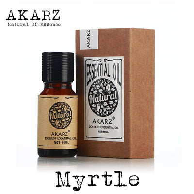 AKARZ Famous brand natural Myrtle oil Cure acne improvement sleep sterilization Relieve hemorrhoids Myrtle essential oil