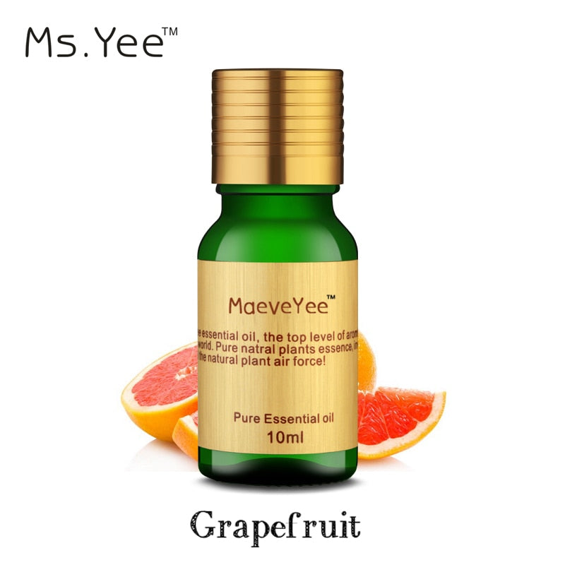 Grapefruit Essential Oil 100% Pure Natural Premium Quality Oil from Citrus Racemosa Relieve Nervous Headache Menstrual Pain 10ml